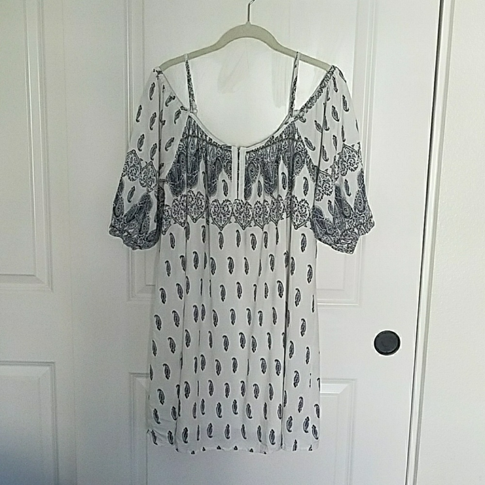 Off the shoulder spring dress